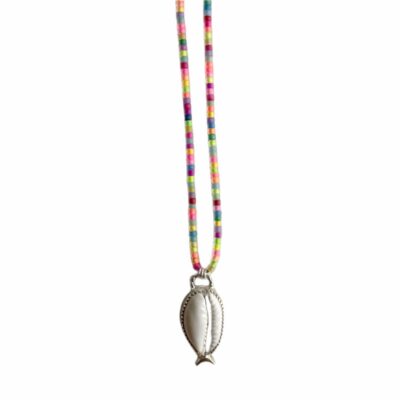 Cowrie Shell & Moon Necklace