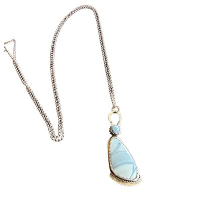 Owyhee Blue Opal Necklace