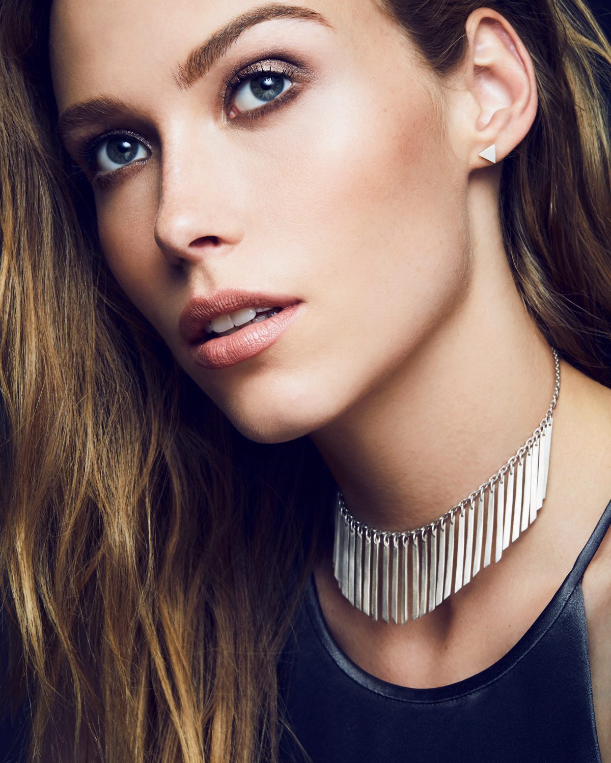 Alexandra Sterling Fringe Choker