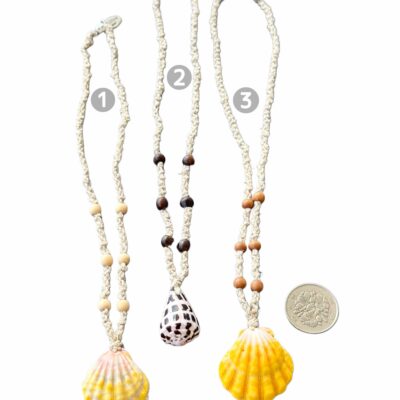 Hemp Hawaiian Shell Necklaces