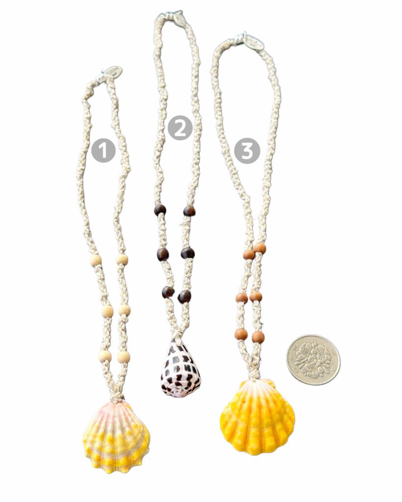 Hemp Hawaiian Shell Necklaces